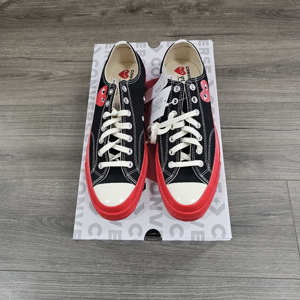 Comme Des Garcon Play Chuck 70 Low Sneakers Mens Size 10 - Picture 4 of 5